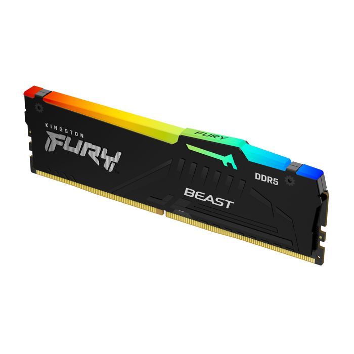 RAM-muisti - KINGSTON - FURY Beast - 16GB - DDR5 - 6000MT/s CL36 RGB