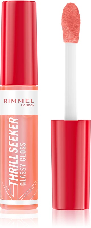 „Rimmel Thrill Seeker Glassy Gloss“ apimtį suteikiantis lūpų blizgis