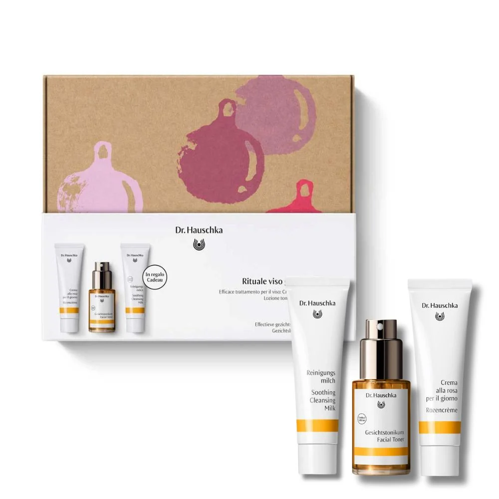 Coffret Rituale viso giorno alla rosa - Cofanetto Detergente, Cofanetto Nutriente