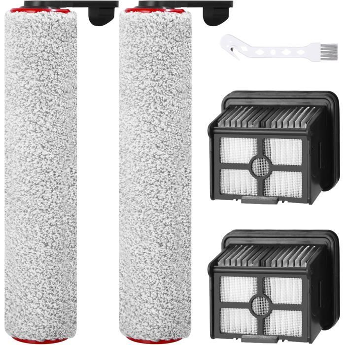Accesorios para aspiradora - OTBACT - Dreame H12 Pro - 2 rodillos de cepillo - 2 filtros HEPA - 1 cepillo de limpieza