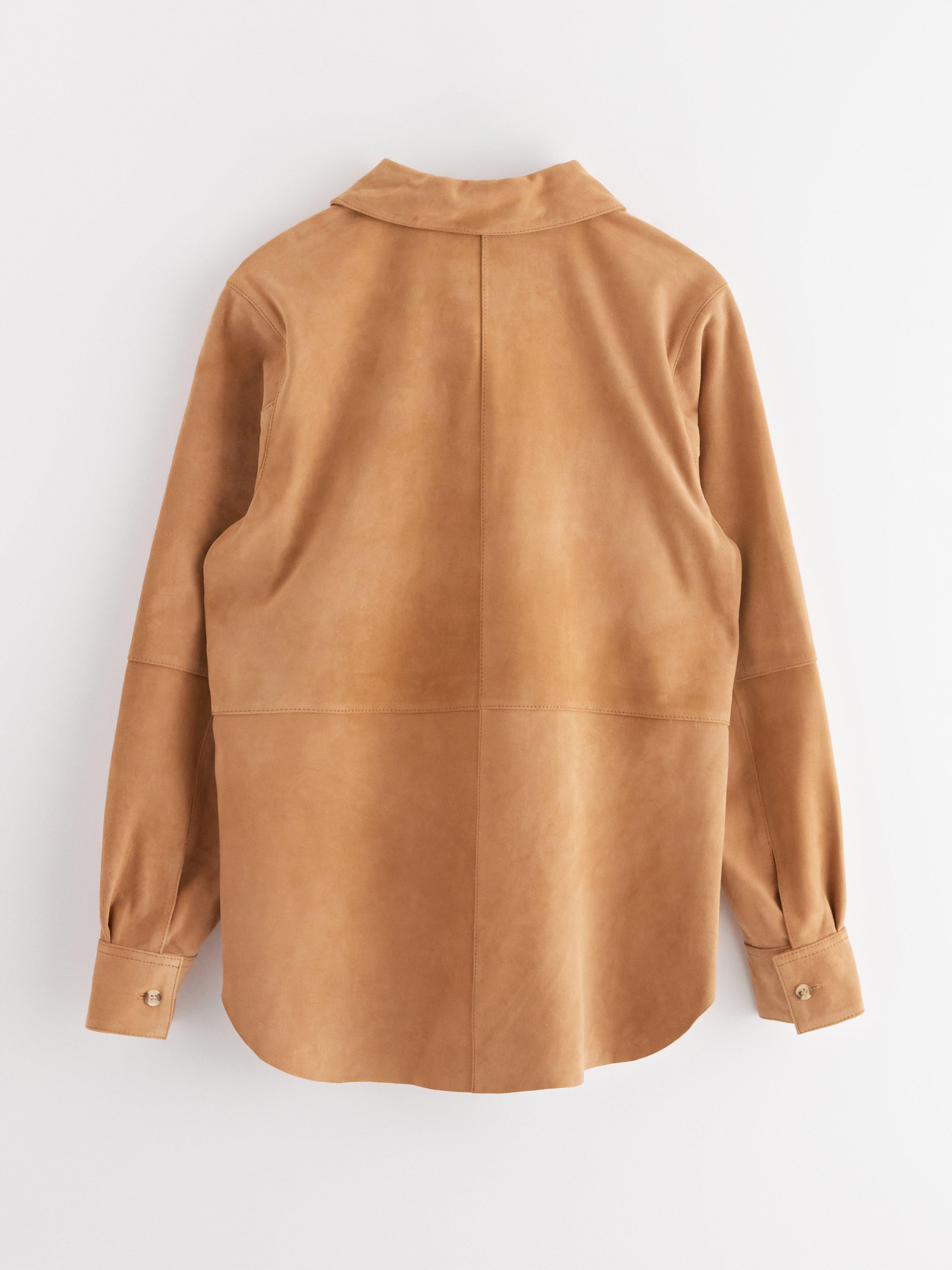 Camisa de ante beige