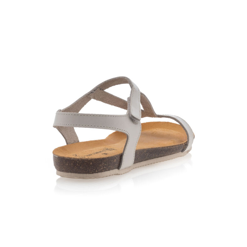 Sandalias beige para mujer / Zapatos de punta abierta