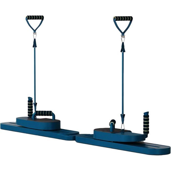 Máquina de Pilates para entrenamientos en casa: Reformer de Pilates portátil, equipo de fitness multifuncional para entrenamiento.