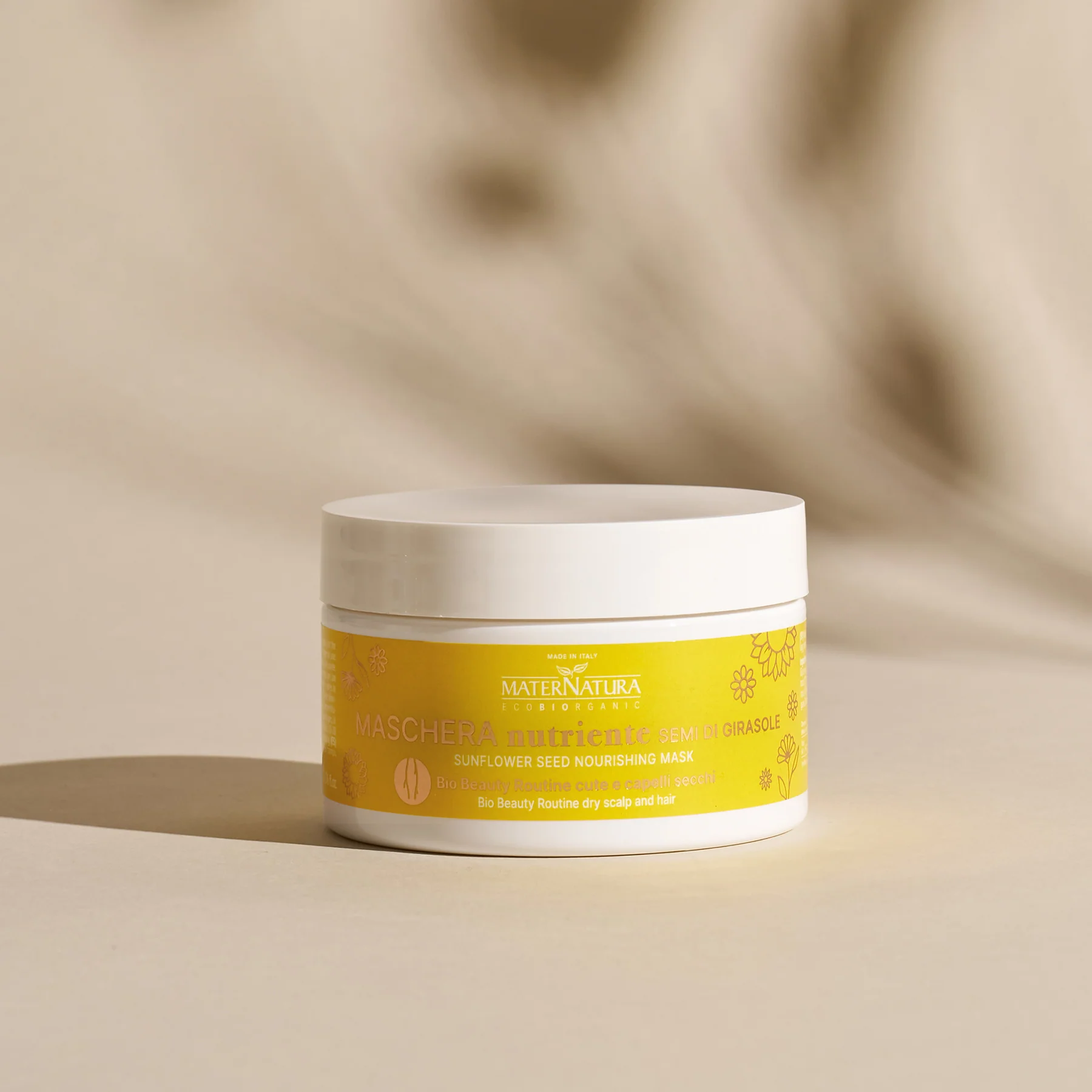 Balsamo Maschere e Olii Maschera Capelli Ristrutturante Ai Semi Di Girasole - Maschera Idratante Capelli, Maschera Riparatrice Capelli