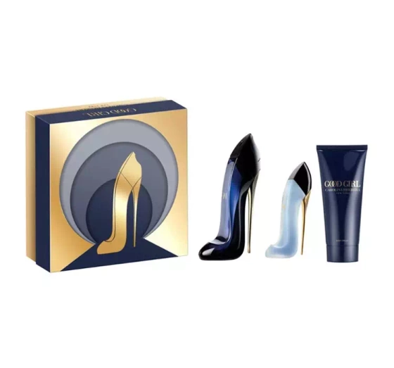 Carolina Herrera Good Girl woda perfumowana spray 80 ml   mgiełka do włosów 30 ml   balsam do ciała 100 ml