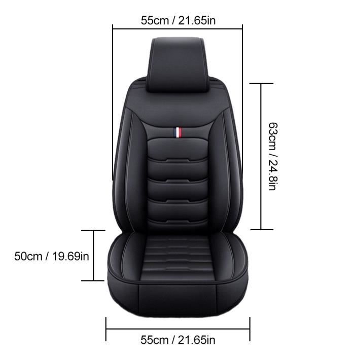 Capas para bancos de carro - JOYFAN - Universal - Couro sintético - Bege - Fácil instalação