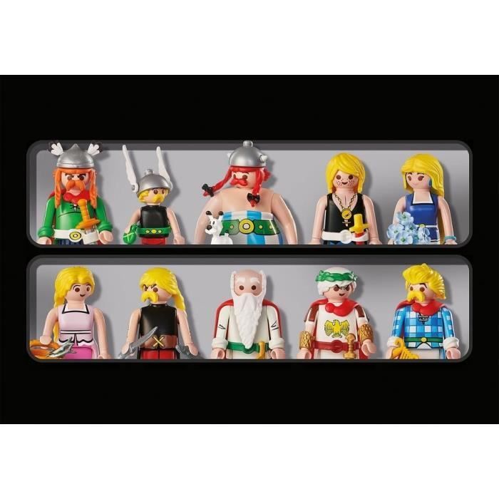PLAYMOBIL 71680 Asterix, Cesare e i Galli Indomabili, Set Speciale con 10 personaggi di Asterix, Età 5+