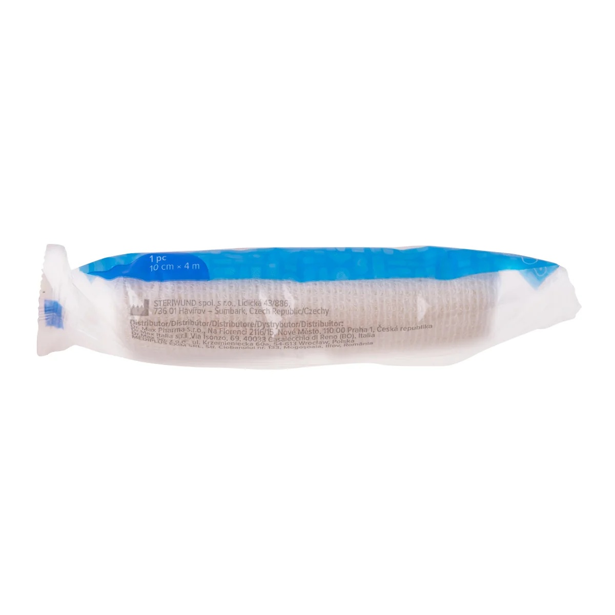 Bandage élastique de fixation Dr.Max 10 cm x 4 m pour le traitement des plaies