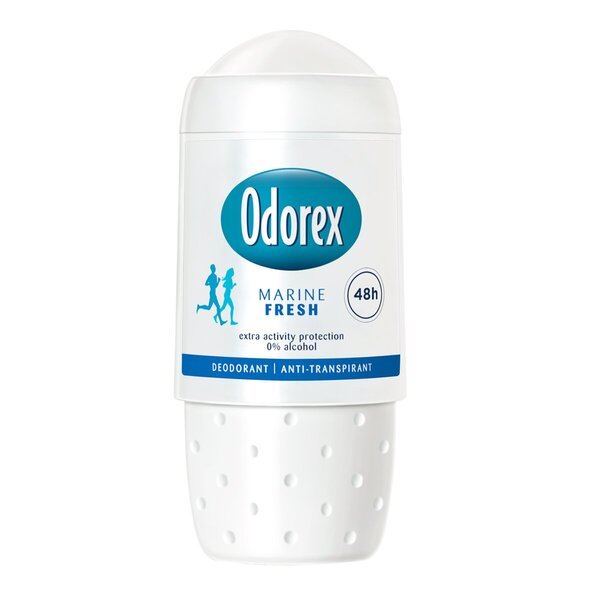 „Odorex Marine Fresh“ dezodorantas su rutuliniu antgaliu, 55 ml