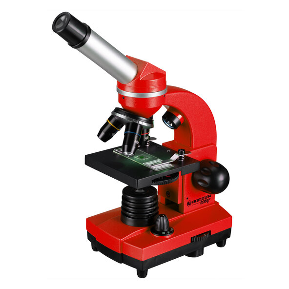 Biolux SEL student microscope, red