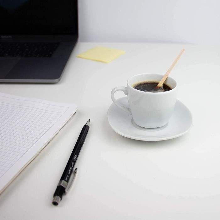 1000 bastoncini di legno per mescolare il caffè, 11 cm - Bastoncini monouso per caffè - Bastoncini biodegradabili per mescolare caffè e tè, DG09347