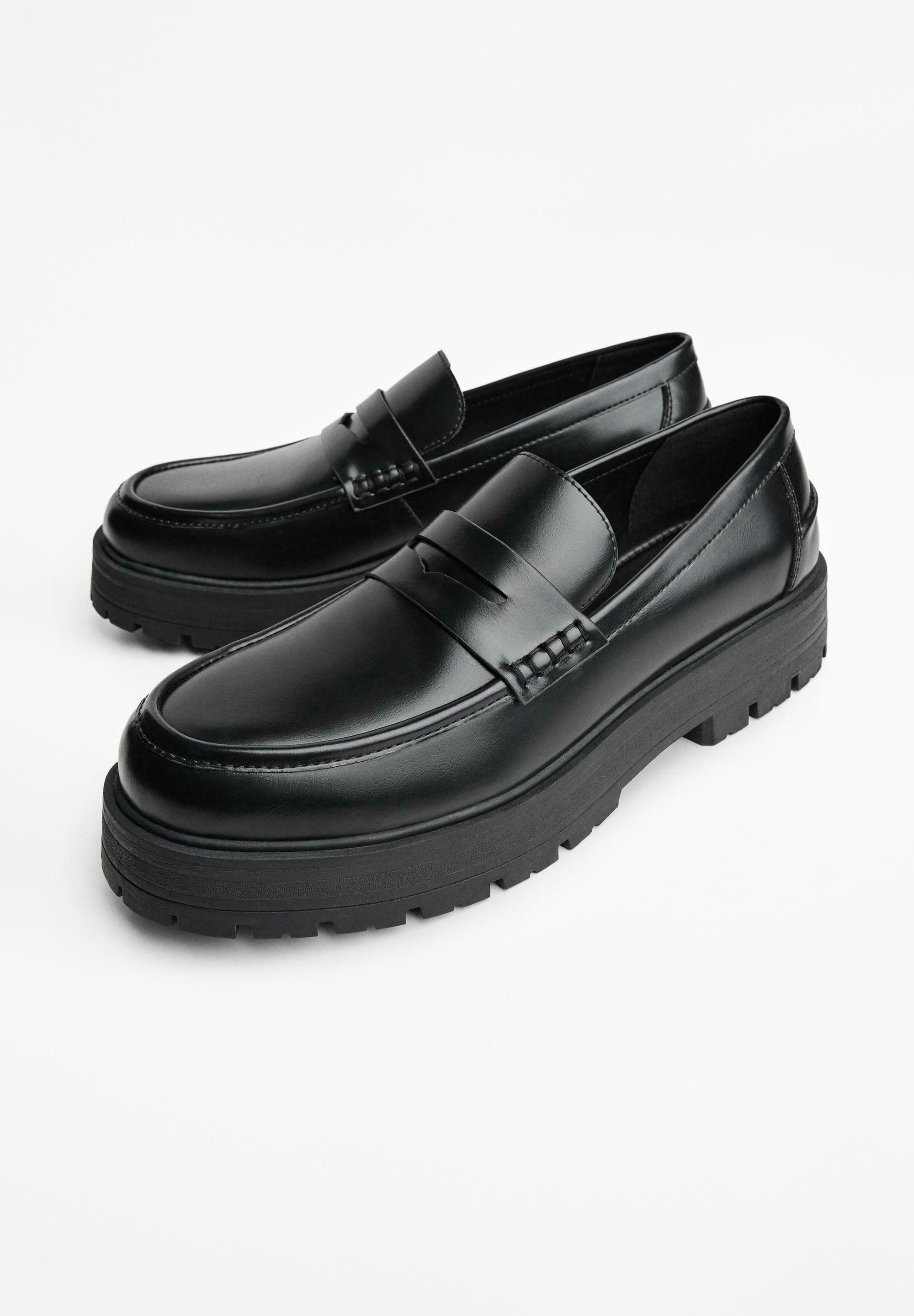 Bershka CHUNKY - MOCASSINS - Mocassins élégants - noirs