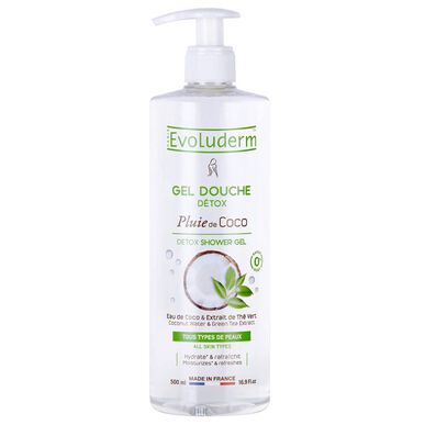 Evoluderm Detox -suihkugeeli kookosöljyllä 500 ml 500 ml