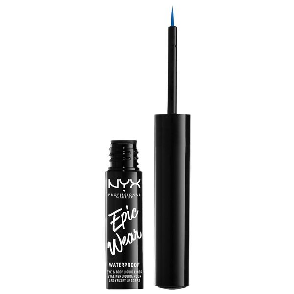 NYX Professional Makeup Epic Wear 05 Sapphire vandeniui atsparus skystas akių kontūro pieštukas, 3,5 ml