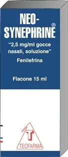 Gotas de neosinefrina 15 ml 2,5 mg/ml