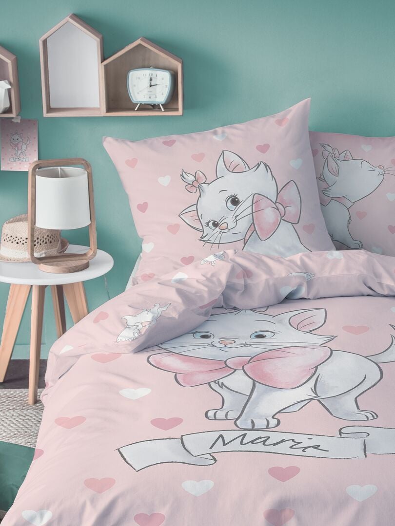 'De Aristocats' beddengoedset - eenpersoons - roze