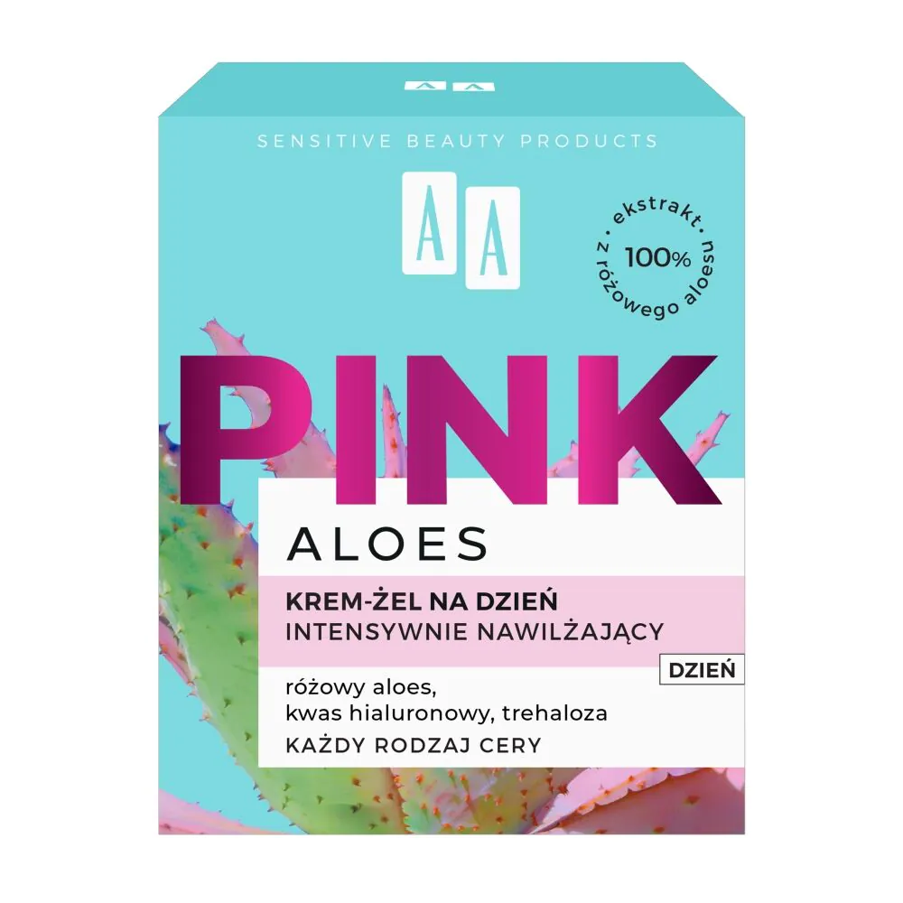 AA Aloes Pink krem intensywnie nawilżający żelowy na dzień
