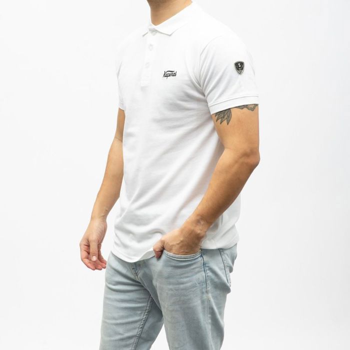 KAPORAL Men's Jamilo Cotton Polo Shirt with Embroidered Logo