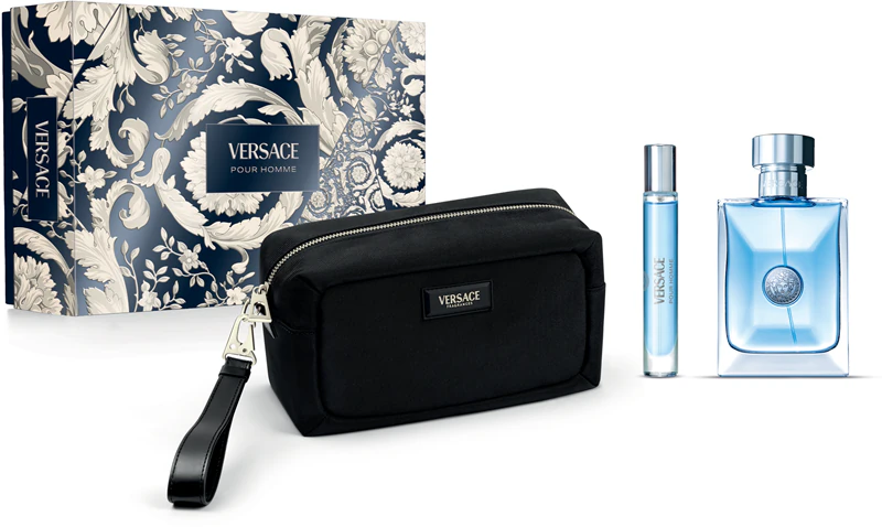 Conjunto de presente Versace Pour Homme para homens