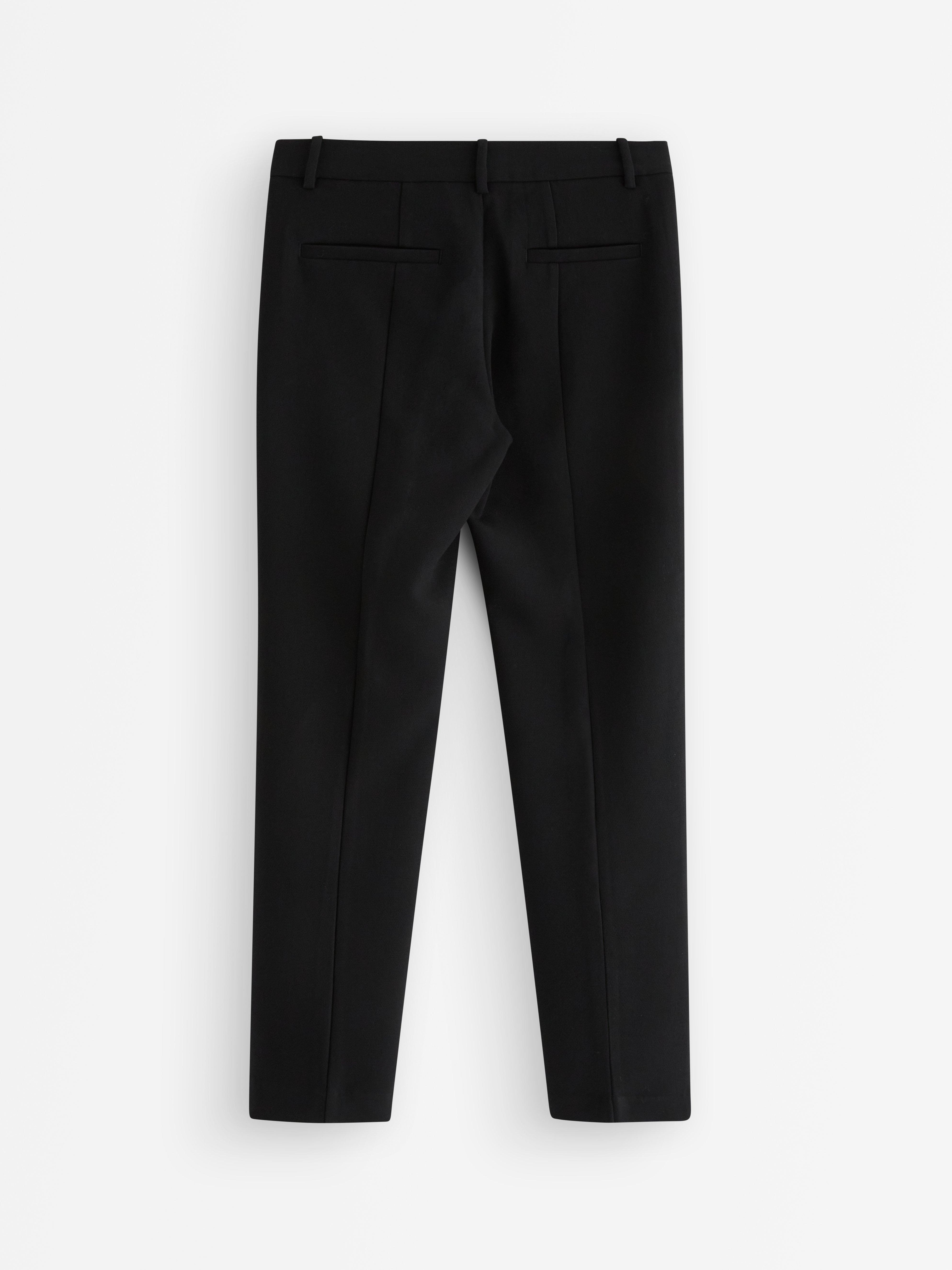 Pantalones de talle bajo negros