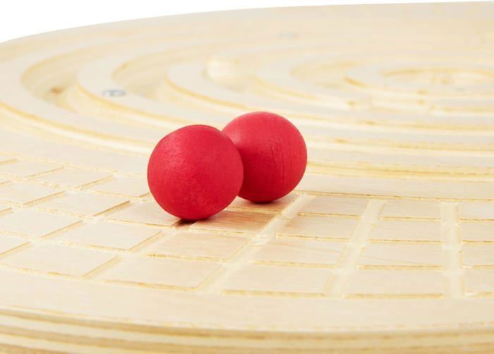 Jouet à Bascule en bois- Planche d'équilibre en bois avec labyrinthe et boules - balance Montessori rocker- Motricité- Max 80 KG