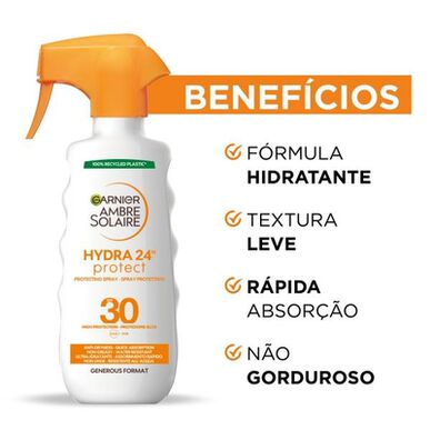 Garnier Ambre Solaire Hydra 24 Opalovací krém SPF 30 270 ml