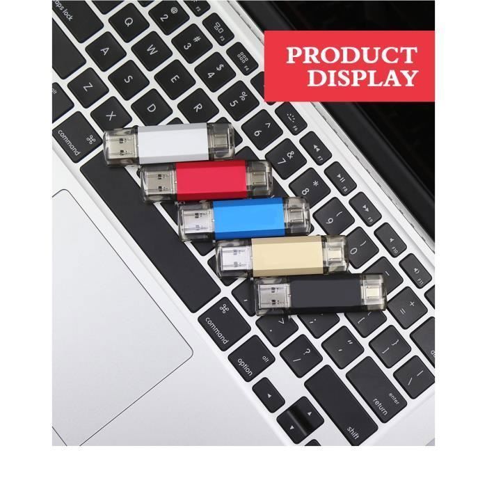 Memoria USB ZISONIX - 128 GB - Tipo C - OTG - USB 3.0 - AZUL
