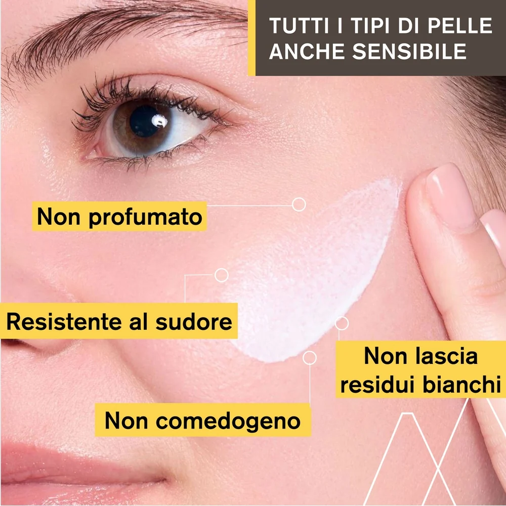 BARIESUN Crema Solare Idratante SPF50+ Senza Profumo - Solare viso alta prot.