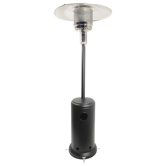 OSLO patio heater - gas outdoor heater - black steel