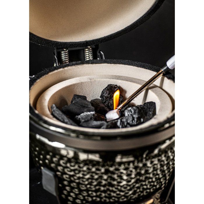 Ceramic Smoker Barbecue - Create - Kamado BBQ - Versatile - Charcoal Saving