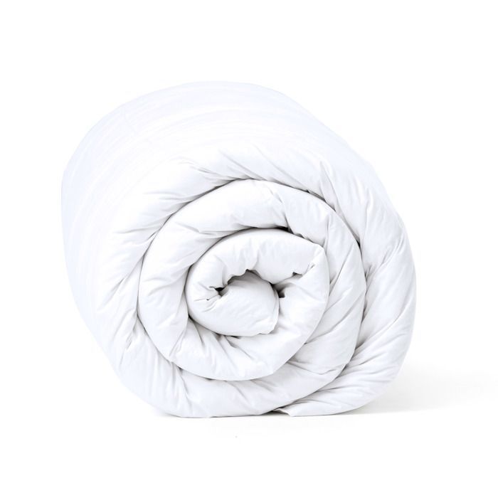 Couette - AMAZINGGIRL - 140x200 cm - Chaude toutes saisons - Microfibre - Blanche
