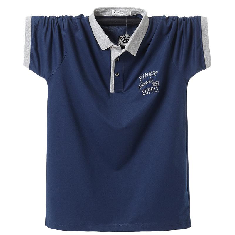 Polo de talla grande 2020 más fertilizante para aumentar el negocio. Camisa de manga corta con solapa de algodón para verano.