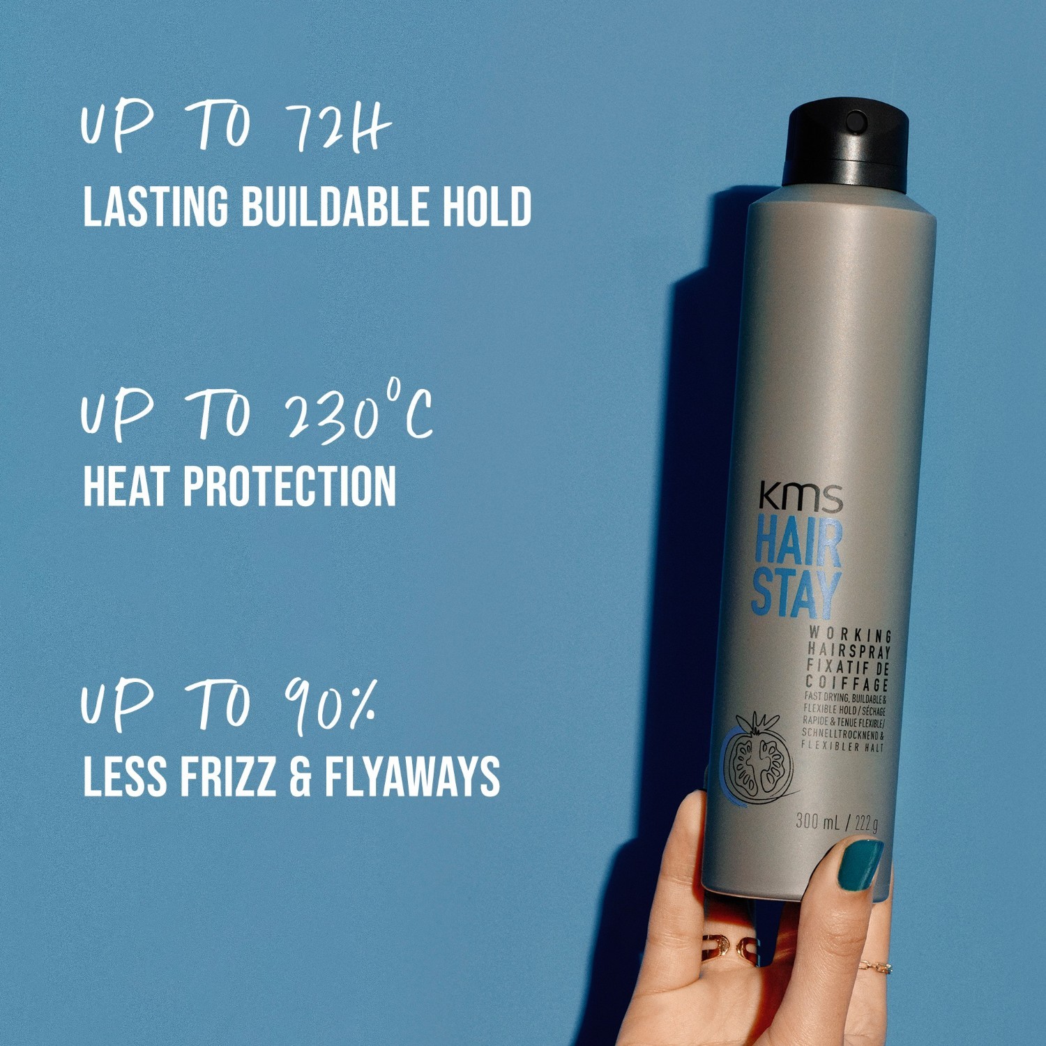 KMS lak za kosu HairStay Working lak za kosu - 75 ml