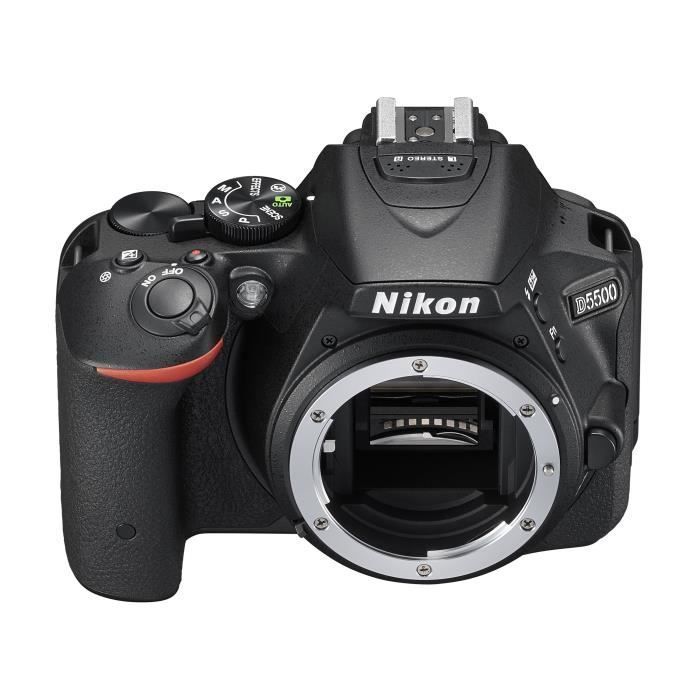 Nikon D5500 digitalt spejlreflekskamera - 24,2 megapixel - Indbygget Wi-Fi - 3,2-tommer berøringsskærm