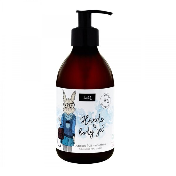 LaQ Θρεπτικό τζελ χεριών και σώματος - Passion fruit 300ml
