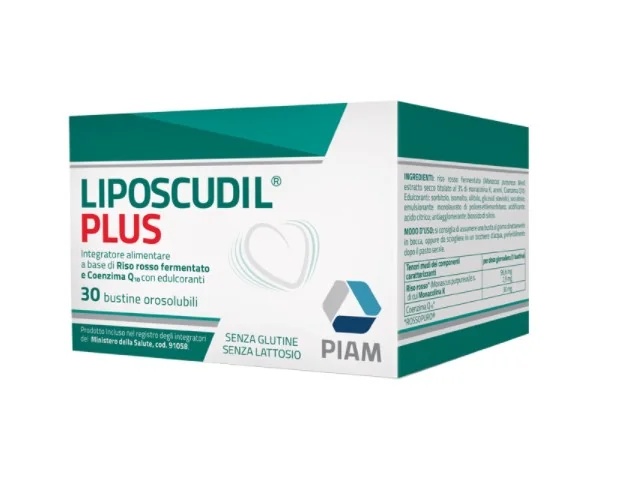LIPOSCUDIL Liposcudil Plus complemento alimenticio con contenido de colesterol 30 sobres