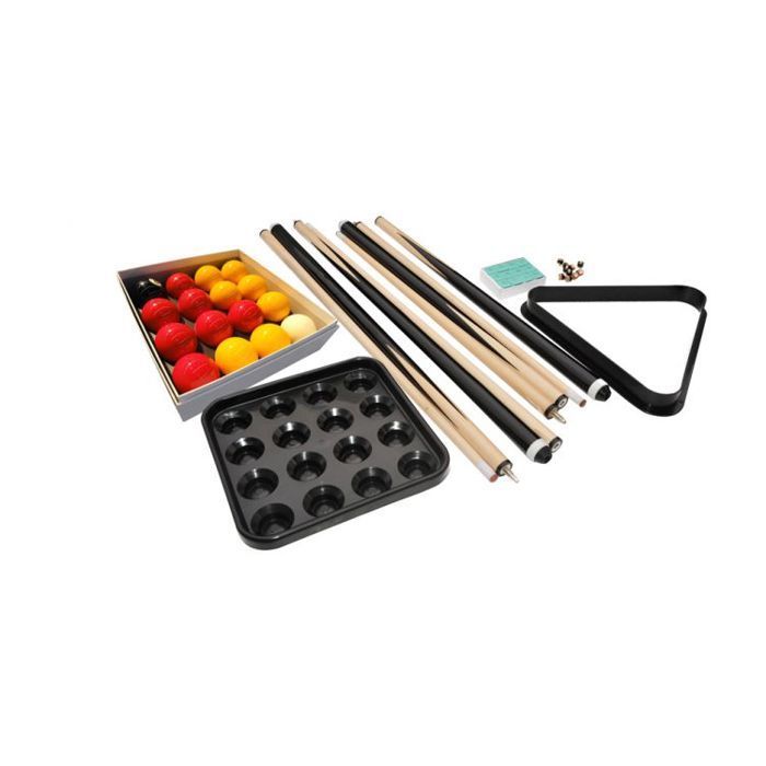 Set completo biliardo in resina e legno - Pool - Rendez-Vous Déco