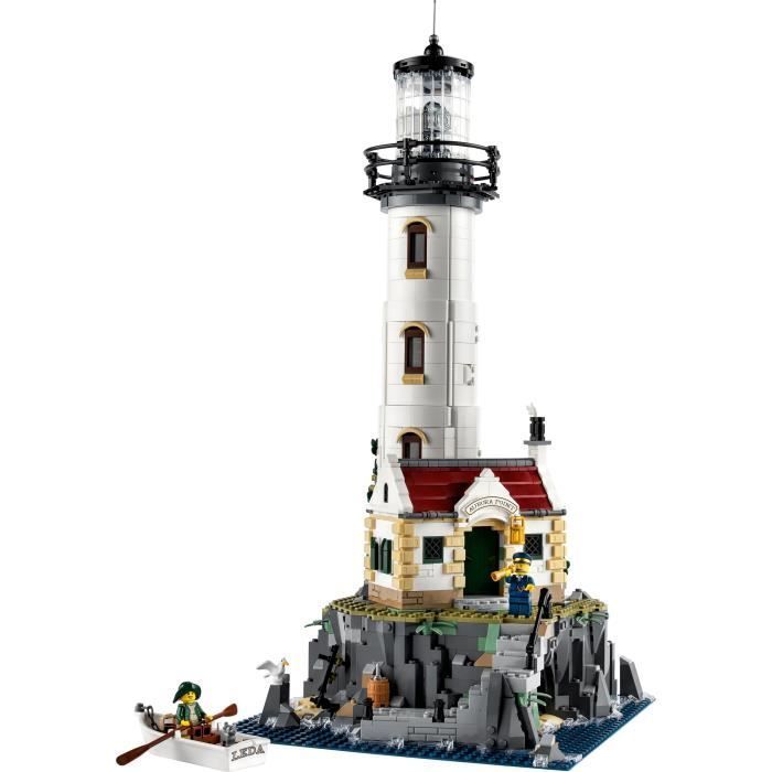 LEGO 21335 Ideas Farol Motorizado, Exclusivo da Cdiscount, Ideia de Presente, Decoração para Casa, com Minifiguras de Marinheiro, Atividade