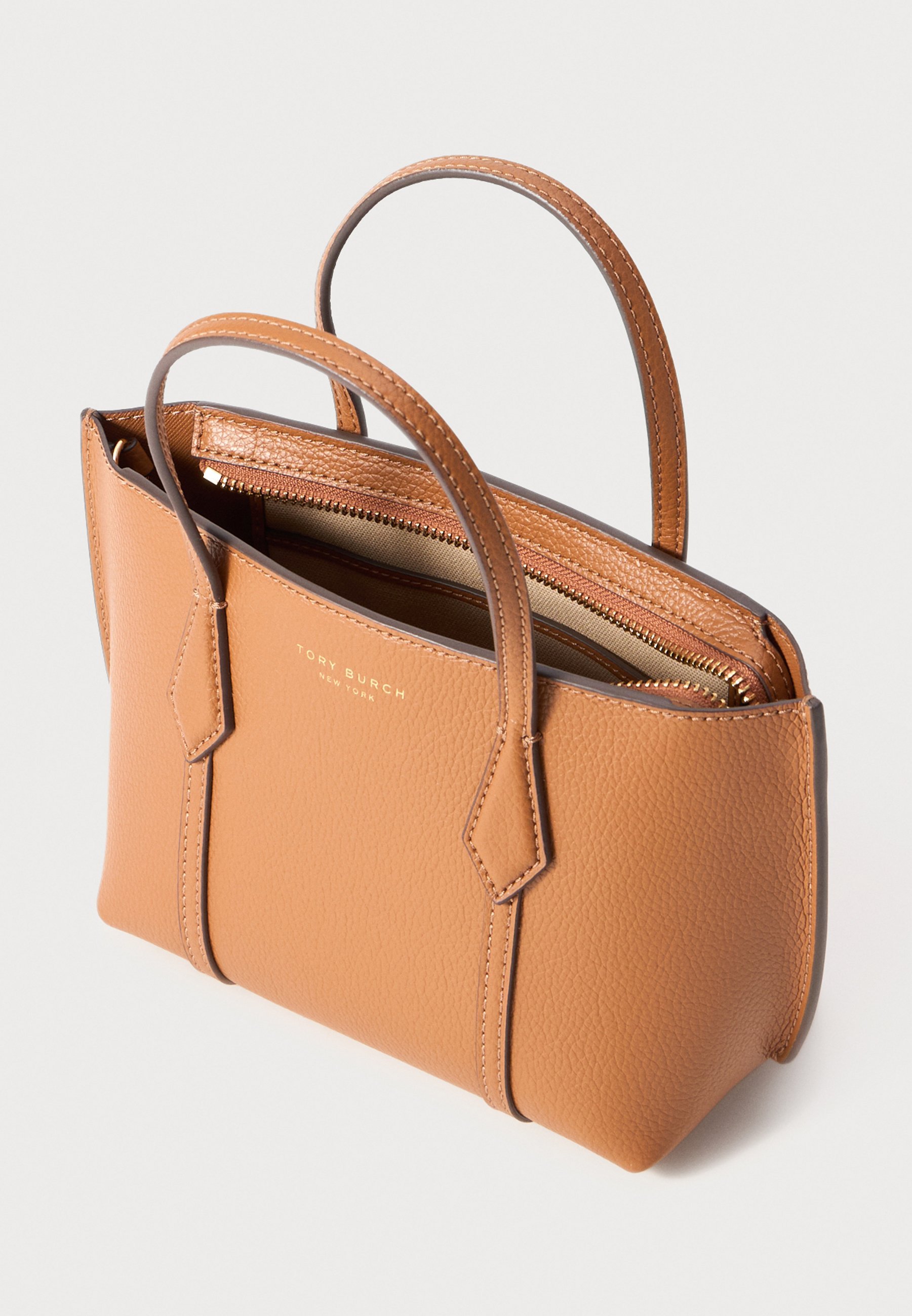 Tory Burch PERRY MINI TOTE - Crossbodytas - herfstbruin