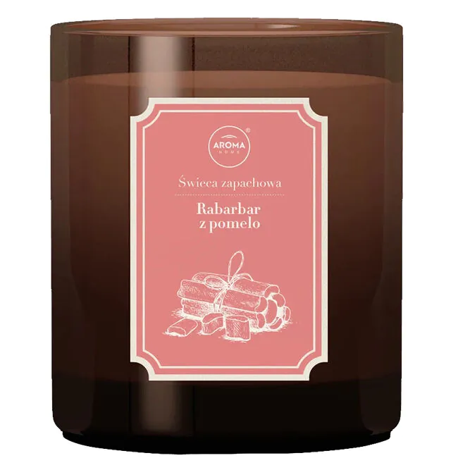 Aroma Home Domowy Zielnik Świeca Rabarbar Pomelo