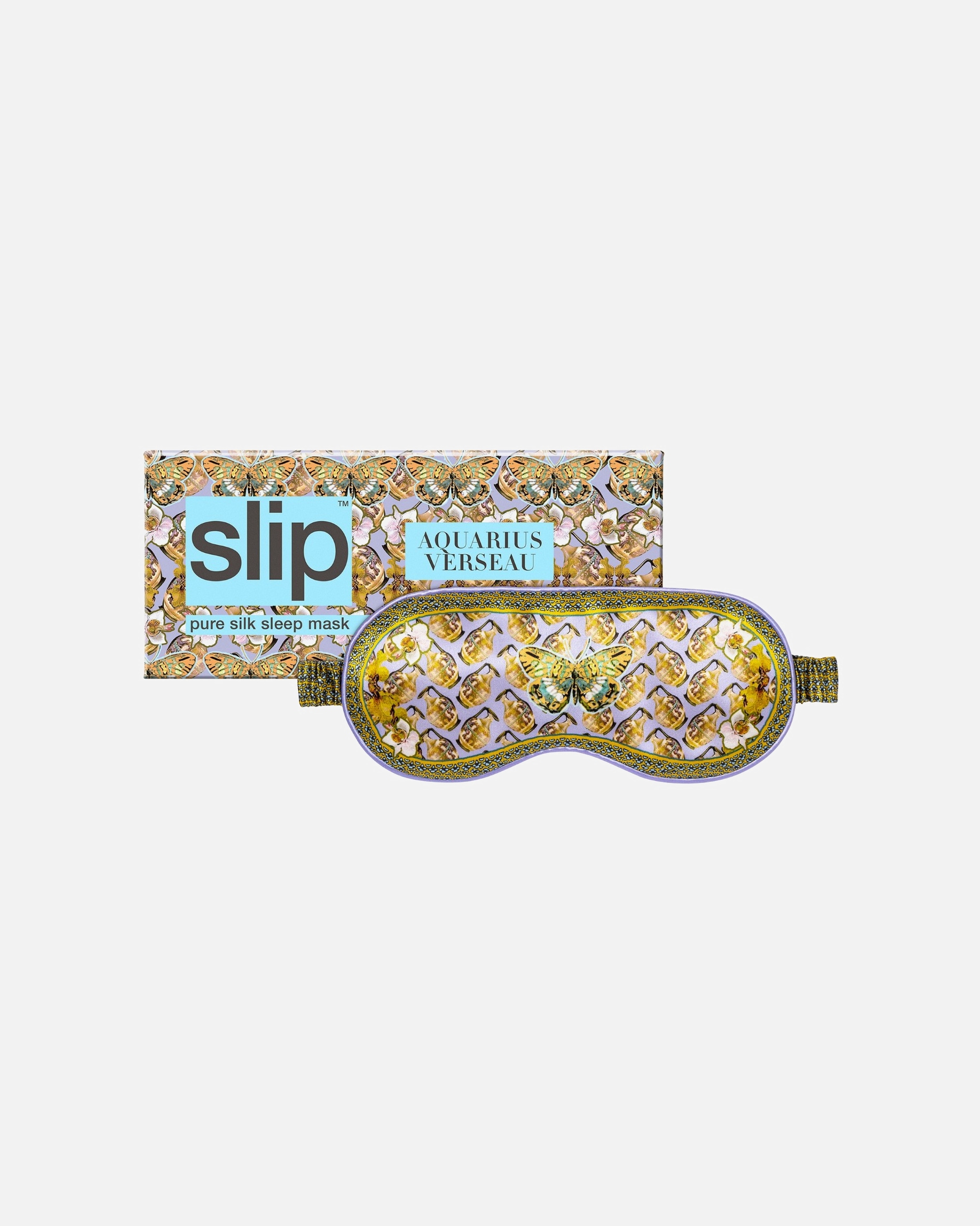 Slip slip pur silk sleep mask - zodiac - aquarius