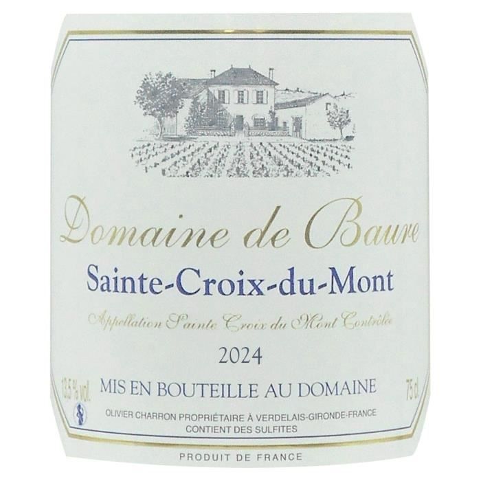 Domaine de Baure 2025 Sainte-Croix-du-Mont - Vino Blanco Burdeos