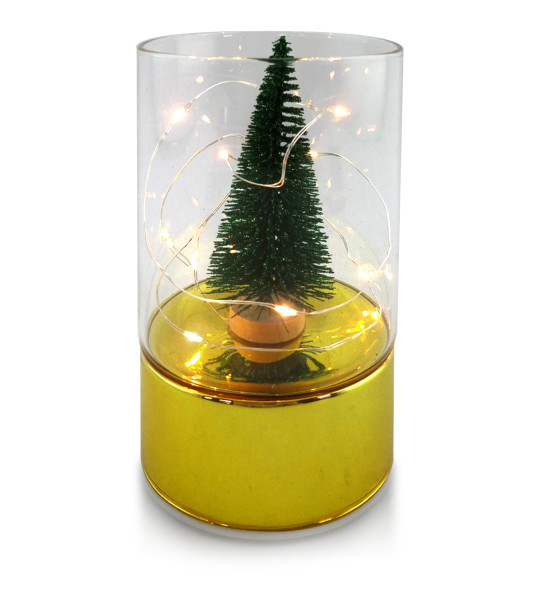 Kopuła dekoracyjna z ledem SANTA LILA 9x9xh15cm