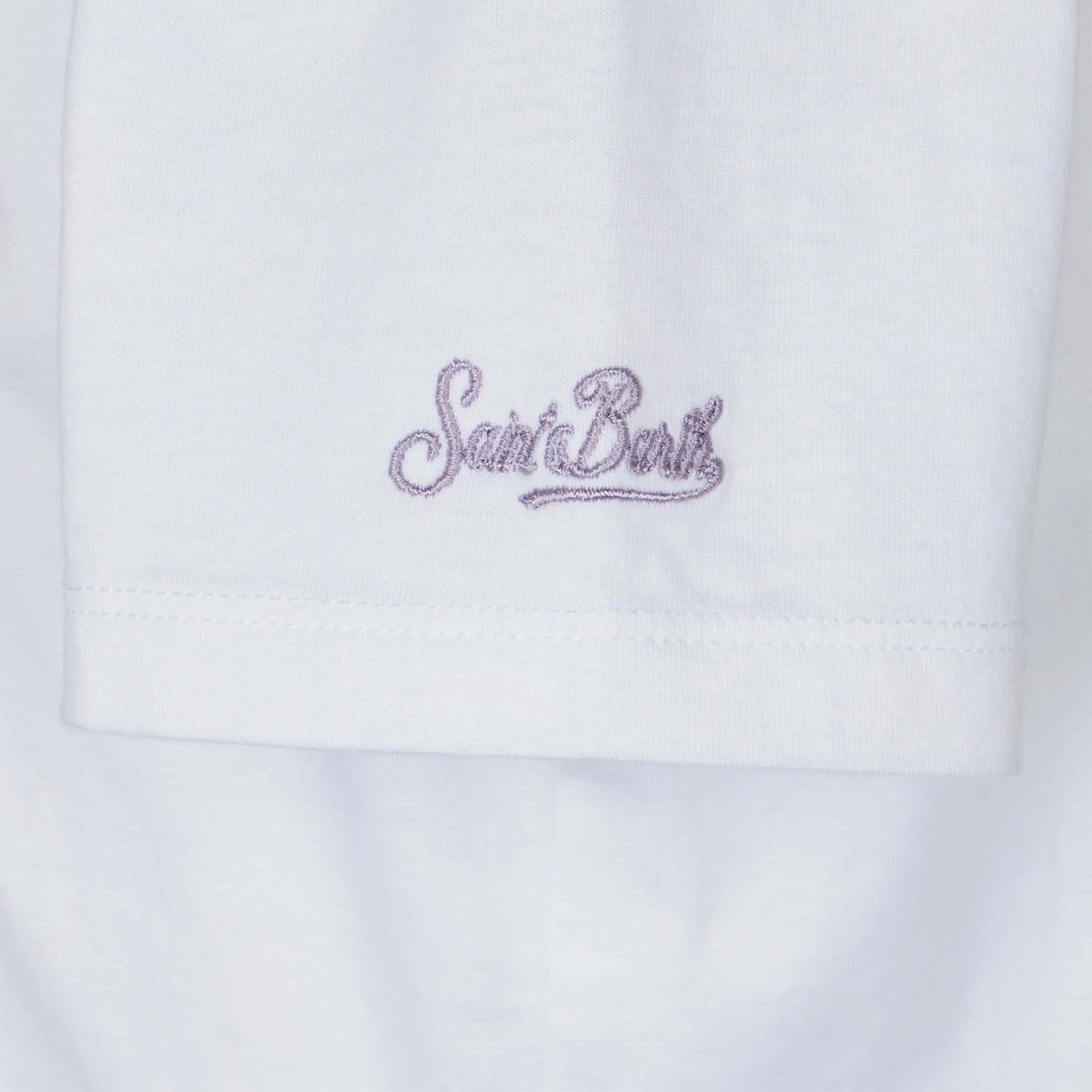 Kinder-T-shirt met geborduurde St. Barth-prinses