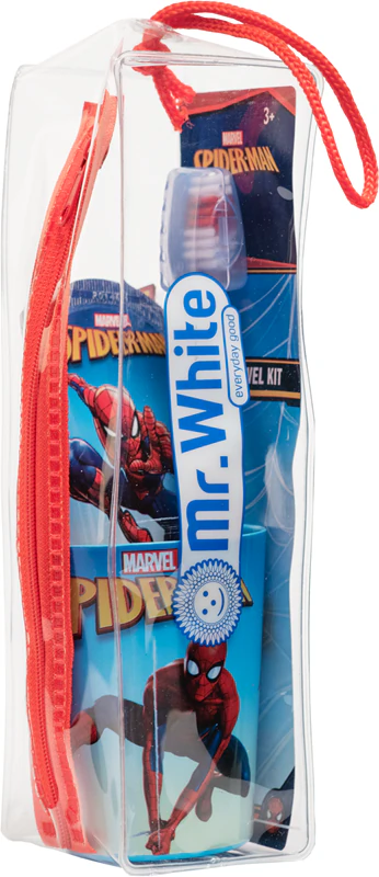 Marvel Spiderman Reise-Zahnpflegeset für Kinder ab 3 Jahren