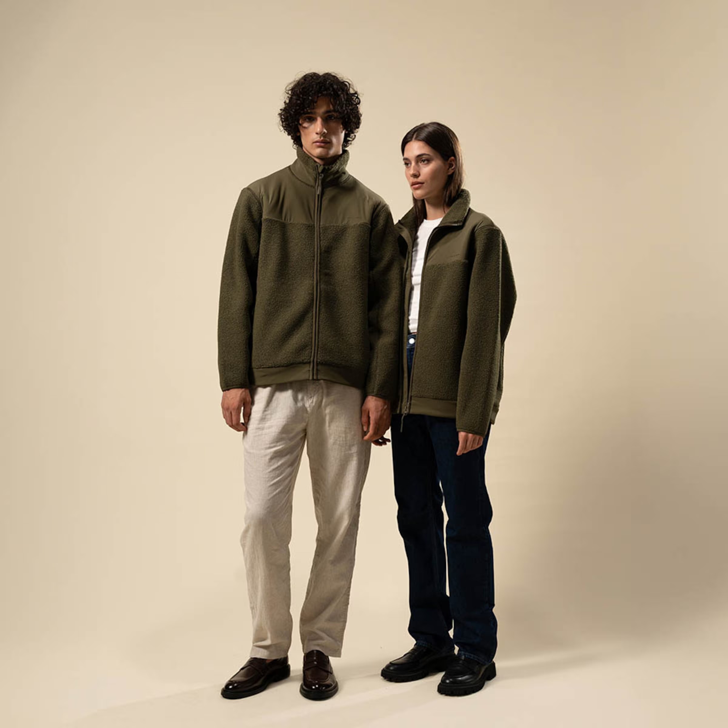 Veste polaire vert forêt pour tous les jours