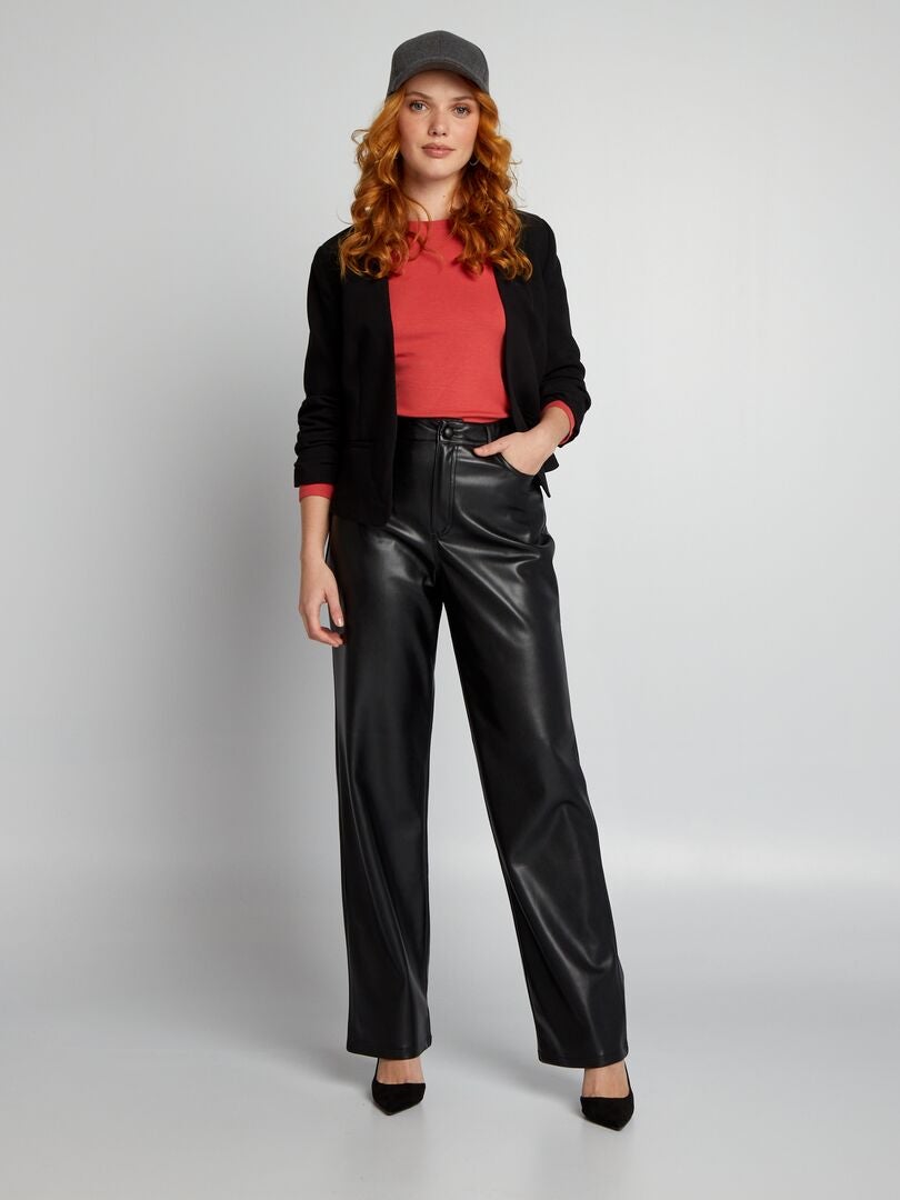 Blazer curto - PRETO