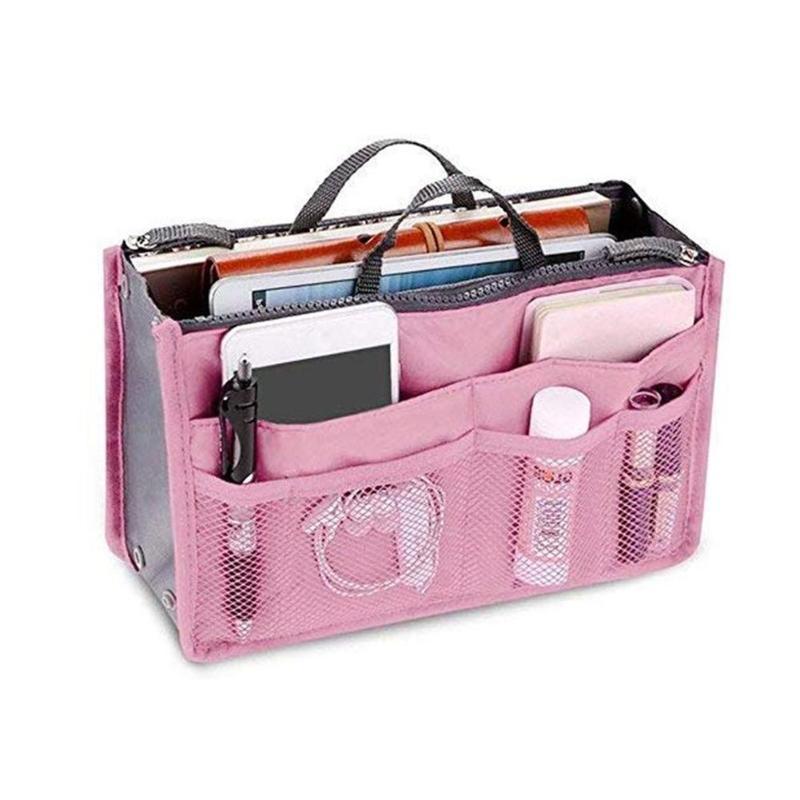 Trousse de maquillage multifonctionnelle, organisateur de maquillage grande capacité, pochette de toilette multifonctionnelle, trousse de toilette
