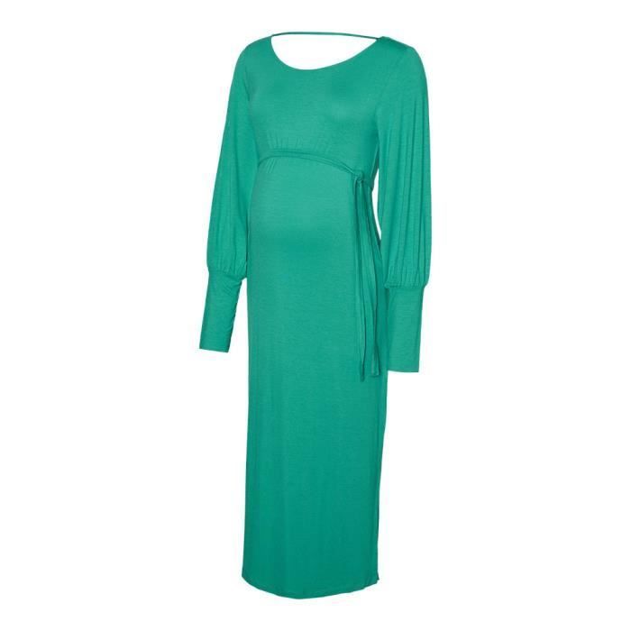 Vestido verde para mujer Mamalicious Vera