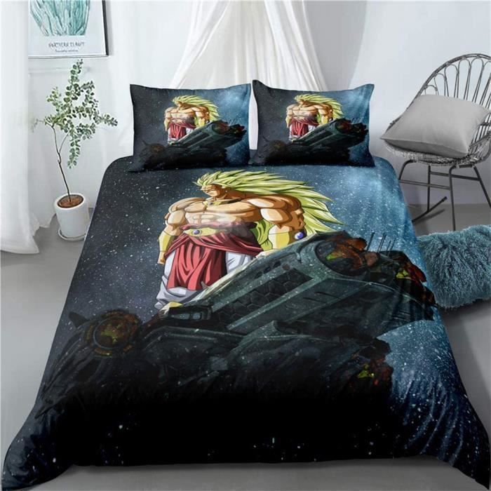 Funda nórdica de Dragon Ball Z - Dragon Ball - Diseño 3D - Microfibra - Multicolor